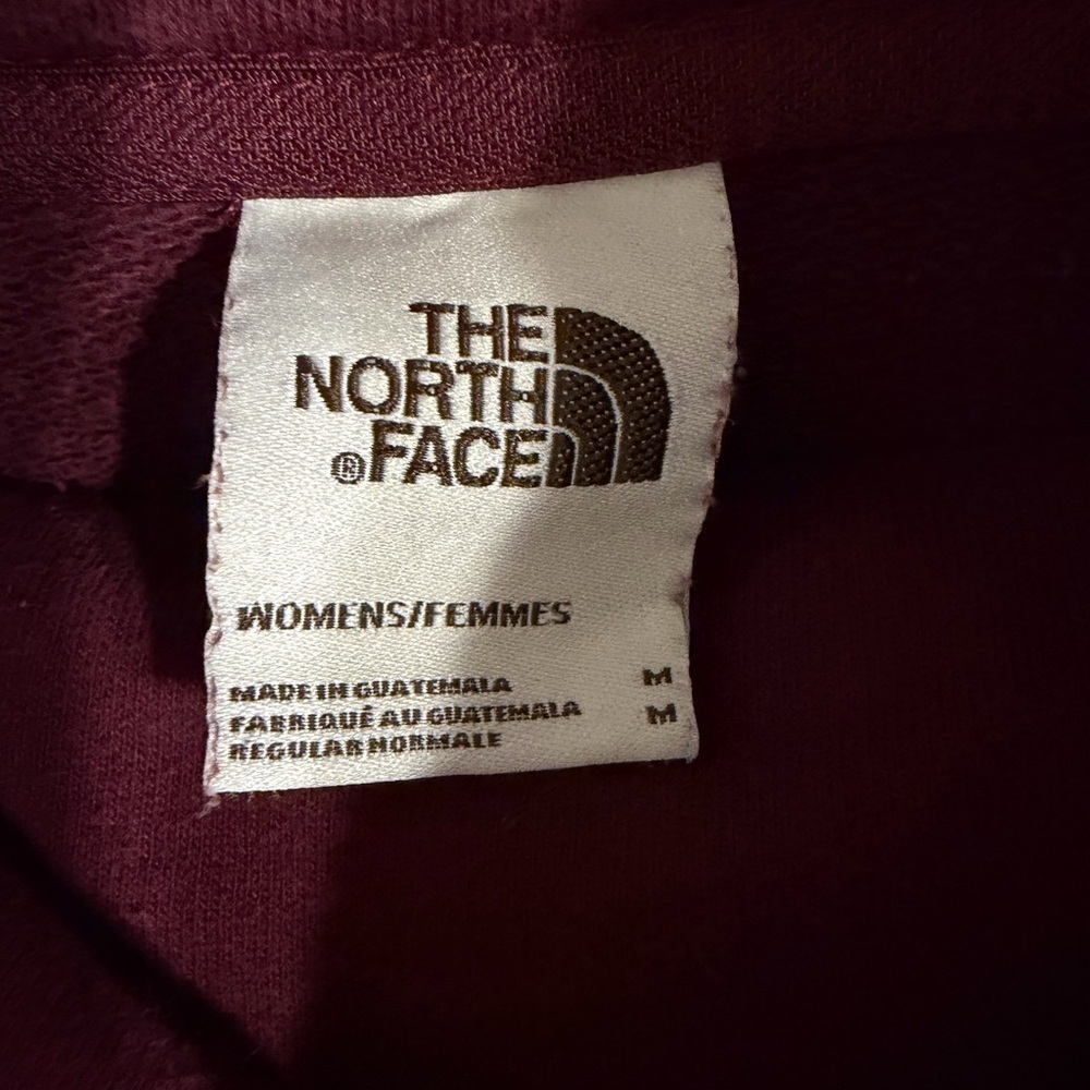The North Face Burgundy Cozy Pullover Minimalist Mock Neck Women’s M - Picture 2 of 10